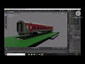 LHB RAJDHANI MODEL in blender. #Indianrailways #blender #3Dmodels #shorts