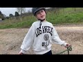 Riding dares and jumping!