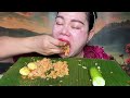 Gulai kikil sapi pedas jengkol muda ikan asin jambal,rebusan bayam sambal terasi Mukbang