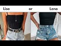 Lisa or Lena | Nice outfits, accessories, etc | This or That |