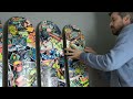 HOW TO Perfectly Hang SKATEBOARD DECKS On A Wall Vertically