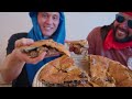 Unbelievable Moroccan Food!! 🇲🇦 STUFFED PIGEONS + Medfouna! | Morocco, North Africa