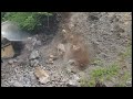 Very Perfect Work By BULLDOZER KOMATSU Against Rocks TREES and so on...