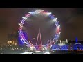 London Eye Fireworks 2020 Lightning and Sound Rehearsal