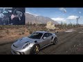 Posrche 911 GT3 RS Ant-Lag Turbo - Forza Horizon 5 Steering Wheel Gameplay