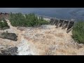Hear and see the power of the raging water