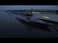 Yacht Project LUMINANCE launch - Lürssen shipyard