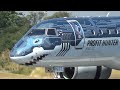 🇧🇷 Embraer E190-E2 Tech Shark Spooky Engine Howl at Farnborough Airport