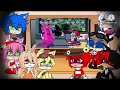 Sonic Characters React To Learning with Pibby and Friday Night Funkin VS Corrupted Sonic // *FULL*