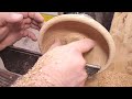 Master Using Standard Scraper On Inside of Bowl