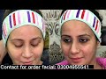 iR skin whitening facial kit and skin polish Amazing results 😳|| batter than iQ organic facial