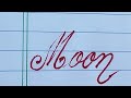 Modern Calligraphy Practice | Beautiful Cursive Styles | English