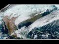 Satellite video shows snow-covered U.S. Deep Freeze. January 5 - 17, 2024. ©NOAA