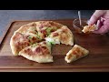 Cheese and Potato Stuffed Flatbread | Food Wishes