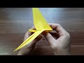 Cách gấp máy bay hình con khủng long bay mãi không rơi | How to make a paper Pterosaurs airplane.