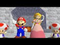 Créditos do Mario 64 ao som da música de eliminação do BBB