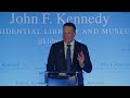 An Taoiseach Leo Varadkar, T.D. speaks at the JFK Presidential Library