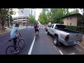 Lyft Driver Spits On Cyclist After Being Told To Get Out Of Bike Lane [Cycle Vlog]