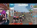 Zwift Race Breakdown at Casse-Pattes: Project Echelon Racing League on Zwift/CatB