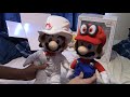 Mario Odyssey Wedding Mario and Peach Plush Unboxing!