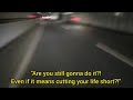 japanese guy screaming sex on freeway but with jet set run