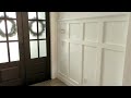 DIY Board And Batten Wall Paneling In Entryway {With Baseboard ON TOP}