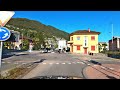 Ascona to Bellinzona | Late Summer Drive in Southern Switzerland 🇨🇭 [4K]