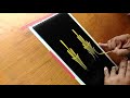 How to Pinstripe: Simple Pinstriping Design #2
