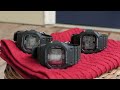 Battle of the Square Gs! : DW-5600E vs. GW-M5610 vs. GW-5000 [4K UHD]