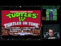 SHELL-A-THON SATURDAY STREAM! - Turtles in Time - Hard Mode - SNES - First Playthrough!! Hosted by @