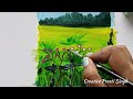 How to Paint a Greenery Scene with Acrylics - Easy Tutorial