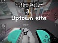 How to unlock Hilton site, downtown site and uptown site! (Roblox parkour)