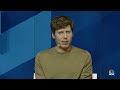 Lester Holt interviews Open AI's Sam Altman and Airbnb's Brian Chesky