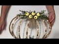 Fall DIYS~Dollar Tree 3D Pumpkin Wreaths~Heidi Sonboul DIY Challenge