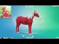 every horse is a My Little Pony character in the sims 4 horse ranch