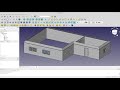 FreeCAD - Arch Workbench - Getting a Result, Simple House