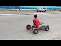 go kart 25cc made from sprayer .powerfull  4 stroke engine