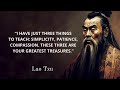 Ancient Chinese Philosophers' Quotes which are better Known in Youth to Not to Regret in Old Age