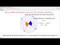 Equal chords subtend equal angles at the centre।वृत्त की समान जीवाएं, केन्द्र पर समान कोण बनाती है।