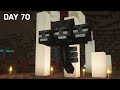 I Survived 100 Days as a WITHER in Hardcore Minecraft... (Hindi)