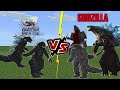 Godzilla Minus One VS All Godzilla [Minecraft PE]