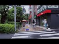 4K Rainy Day Stroll in Kunitachi | A cozy day in local Tokyo |  国立