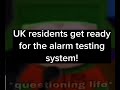 UK alarm testing