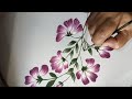 Fabric Painting of Flowers