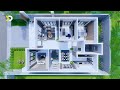 House design idea |  Modern house 9m x 12m (108sqm) | 3Bedrooms