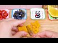 Rainbow Honey Jelly 🌈🥚Making Best Miniature SKITTLES And HUBBA BUBBA Jelly Egg! Mini Cakes Recipe