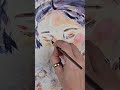 Cute Dog & Girl Portrait In Watercolor