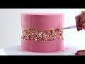 Sprinkle Fault Line Cake Tutorial