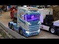 RC TRUCKS SCANIA VOLVO MAN BENZ 🚧RC CONSTRUCTION🚧 RC EXCAVATOR HYDRAULIC - RC BUS @MESSE RIED 2023