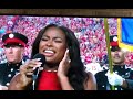 Coco Jones sings the national anthem for the ravens and chiefs